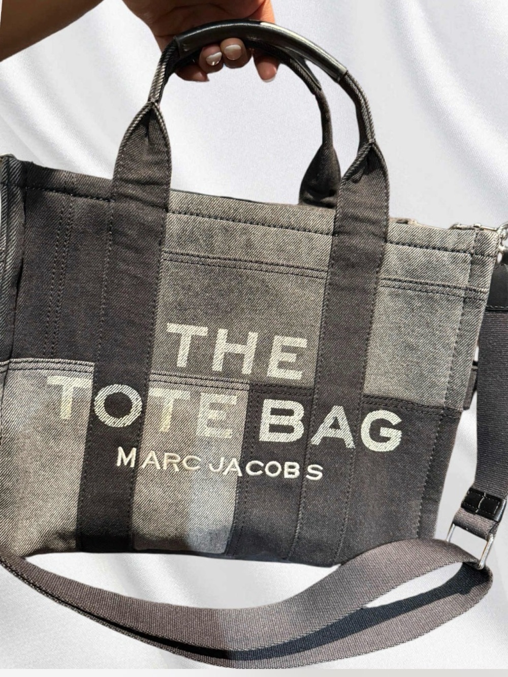 Marc Jacobs Two-Tone Black and Gray The Tote Bag